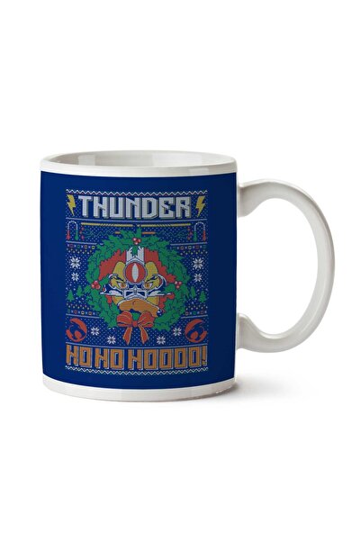 ART HEDİYE كوب من Thundercats Ho Ho Hoooo بنمط شبكي لعيد الميلاد مطبوع على ال...
