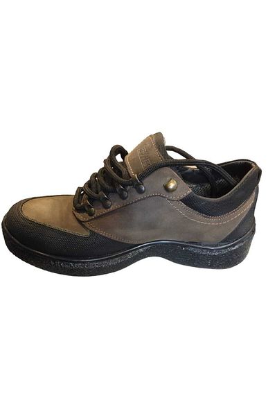 Darkwood 4032 Γνήσια δερμάτινα ραμμένα παπούτσια Nubuck Χακί