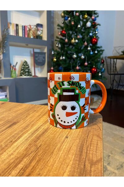 City Glow Let It Snow- Noel Yılbaşı Hediyelik Kupa Bardak