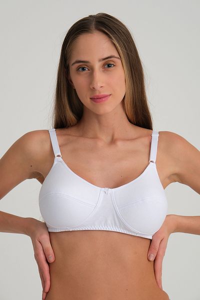 NORMBODY Unsupported Combed Cotton Women's Bra Patterned