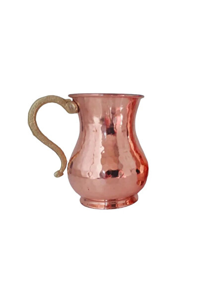 Yıldız çelik 2'li bakır ayaklı maşrafa & bardak