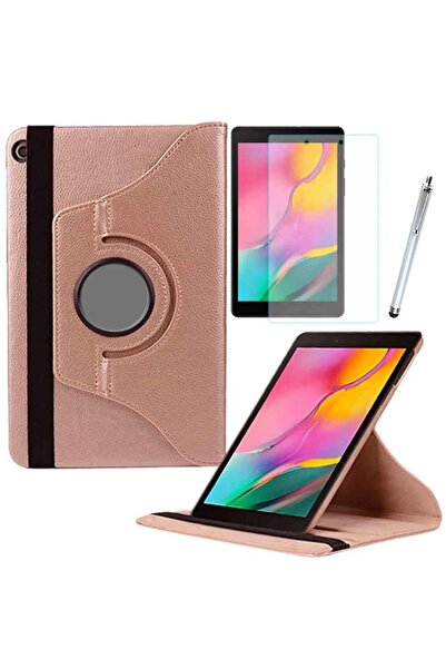 Smart Tech Samsung Galaxy Tab T290 8 Inç Döner Standlı Tablet Kılıfı Ve Cam K...