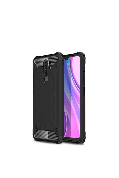 GRABONO Xiaomi Redmi 9 Case 5 Layer Full Protection Military Standard Army Ta...