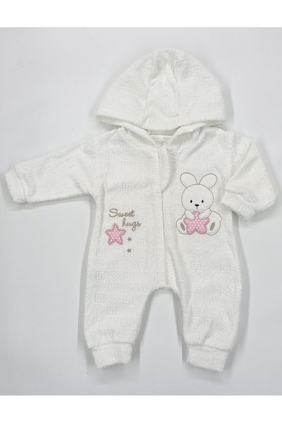 hobbebaby Velvet Fabric Hooded Winter Thick Baby Toddlers 1-3-6 Months