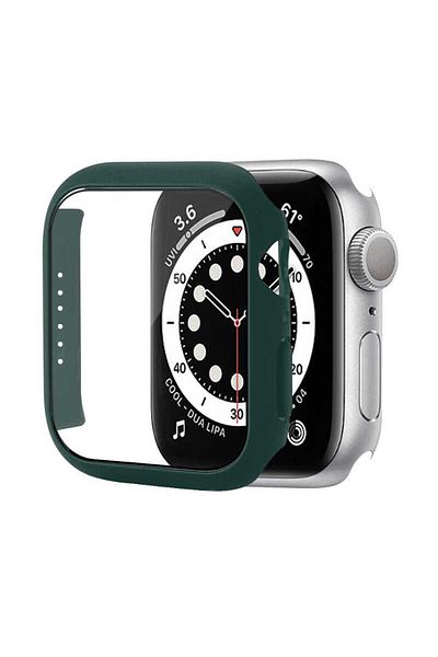 Nezih Case حافظة حماية كاملة متوافقة مع ساعة Apple Watch Series 7/8/9 مقاس 45 ملم وواقي شاشة