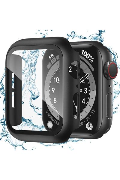 Nezih Case حافظة حماية كاملة متوافقة مع ساعة Apple Watch Series 7/8/9 مقاس 45 ملم وواقي شاشة