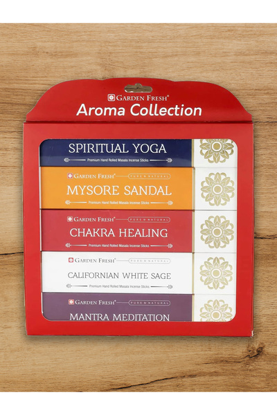 Garden Fresh Incense Tütsü Seti 5 Adet Tütsü (Premium Hand Rolled Collection ...