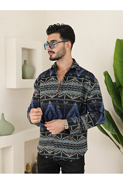 Alpha star Ethnic pattern jalar cloth sports men's shirt