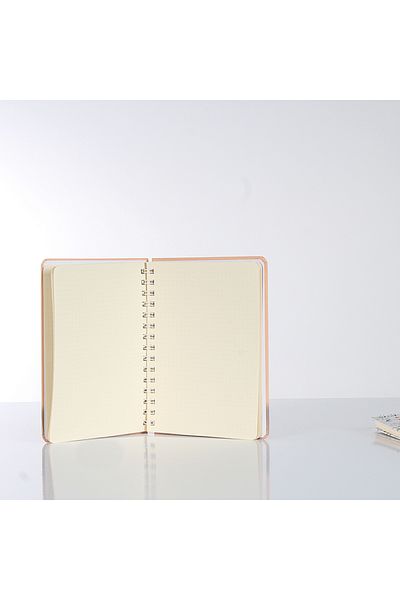 Beenotes Spring Pattern Hard Cover Spiral Dotted Notebook / School Notebook / Notepad