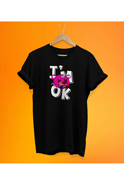 remonz I Am Good Μπλουζάκι με στάμπα μαύρο, 100% βαμβακερό Basic (κανονικό μέγεθος).