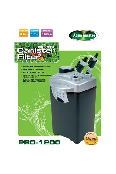 Aqua Master Pro-1200 External Filter 1200 Lt
