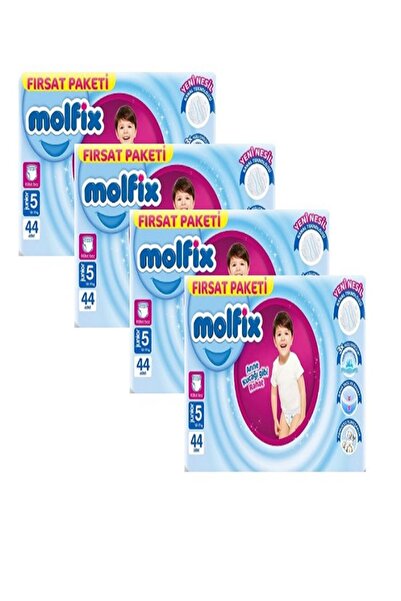 Molfix Pants Bebek Bezi 5 Beden Junior Aylık Fırsat Paketi 176 Adet