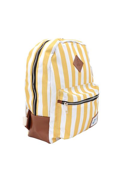 ANEMOSS Gelb gestreifter Rucksack