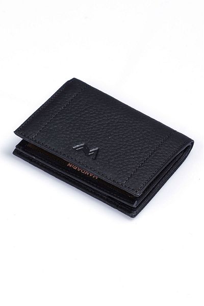 TESBİHCİBABA Mandarin Dubai Men's Leather Card Holder Wallet
