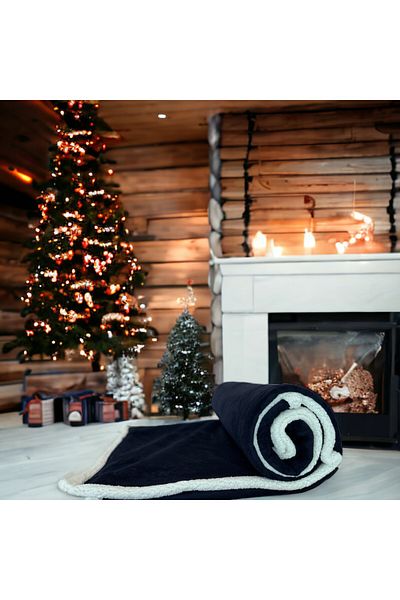 MORDRY Plush Single Double Sided Blanket, TV Blanket