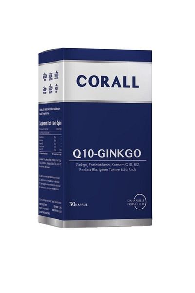 CORALL Q10-ginkgo 30 Capsules (phosphothydilcerin And Rodiola Extract)