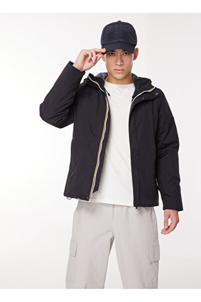 K-Way Siyah - Mavi Erkek Mont K3127RW_JACK RIPSTOP PRIME MARMOTTA