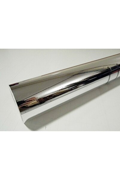 Turcoat Aynalı Gümüş Plotter Kesim Folyosu Yapışkanlı 122 cm x 1 mt
