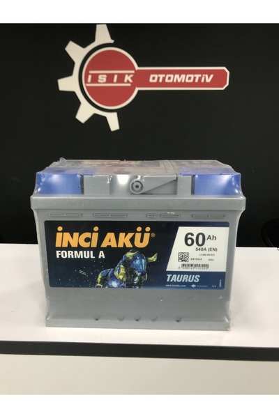 İnci 60 AMPER 1. KALİTE İNCİ AKÜ