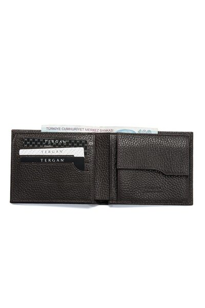 Tergan Brown Leather Men's Wallet 01469a42