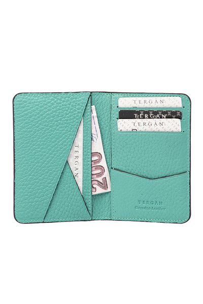 Tergan Μπλε Δερμάτινη Κάρτα Unisex 01645n29
