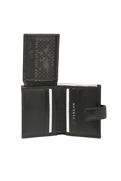 Tergan Black Leather Men's Wallet 01623b06