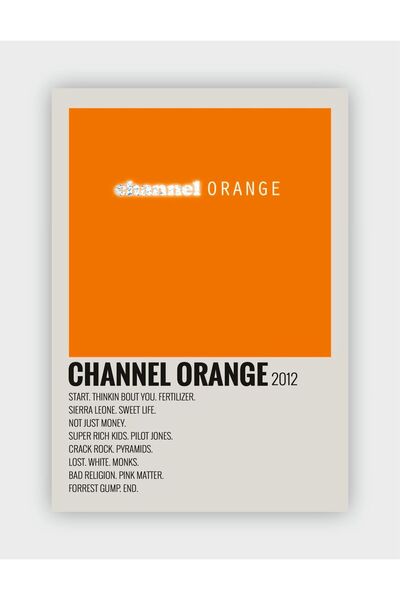 fırsatlar diyarı Frank Ocean - Channel Orange Duvar Posteri - Duvar Dekoru - ...