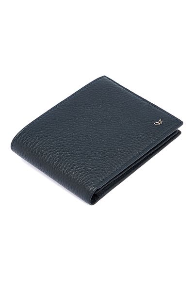 Tergan Navy Blue Leather Men's Wallet 01648a38