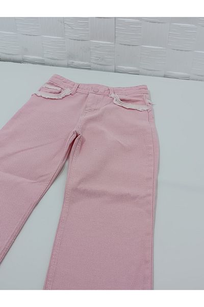 JABBER jeans pants female child candy pink
