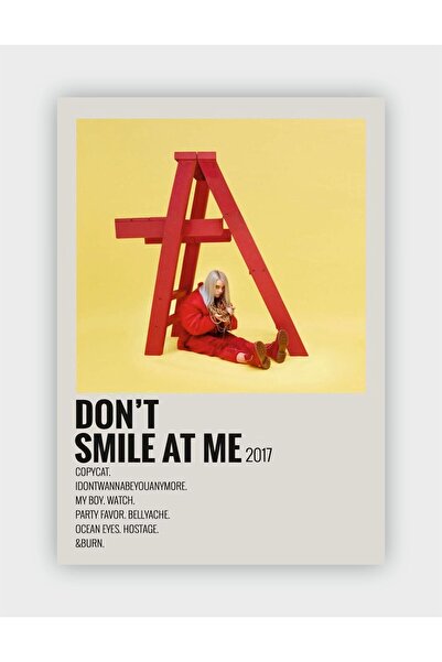 fırsatlar diyarı Billie Eilish - Don’t Smile at Me Duvar Posteri - Duvar Deko...