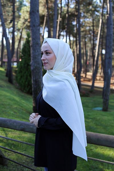 Akel Flat Modal Polyester Shawl 80 X 185 Μέγεθος