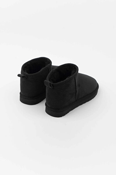 Ömer Ediz Shoes Mini Süet İçi Tüylü Düz Taban Kadın Bot