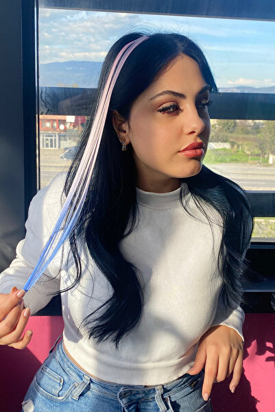 TAKIŞTIR Yan Çıt Çıt Postiş / 2 Renk Ombre / 50 Cm