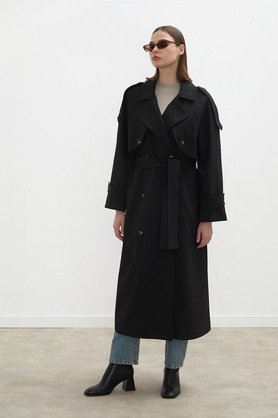 Manuka TRENCH OVERSIZED PREMIUM NEGRU