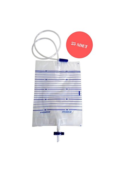 Galena T Musluklu İdrar Torbası 2000 ml 25 Adet