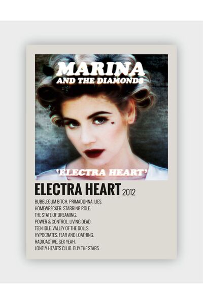 fırsatlar diyarı Marina and the Diamonds - Electra Heart Duvar Posteri - Duva...