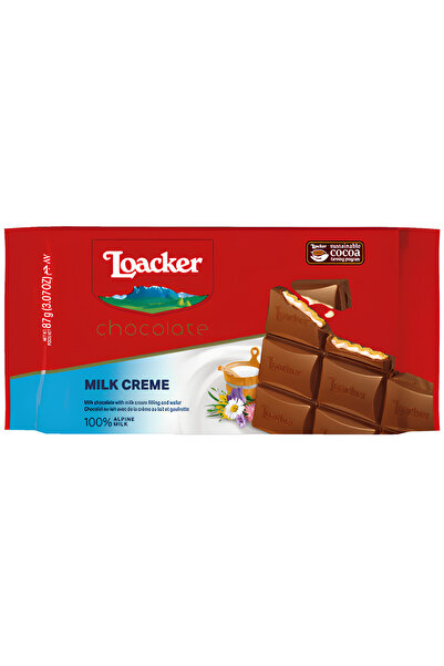 Loacker Milk Creme Chocolate 87g