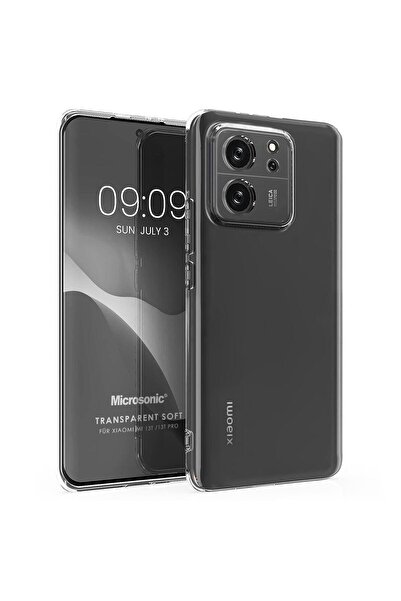 Microsonic Xiaomi Mi 13T Pro Kılıf Transparent Soft Şeffaf