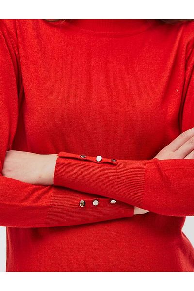 Kayra Turtleneck Basic Knitwear Tunic SZ-TRK08