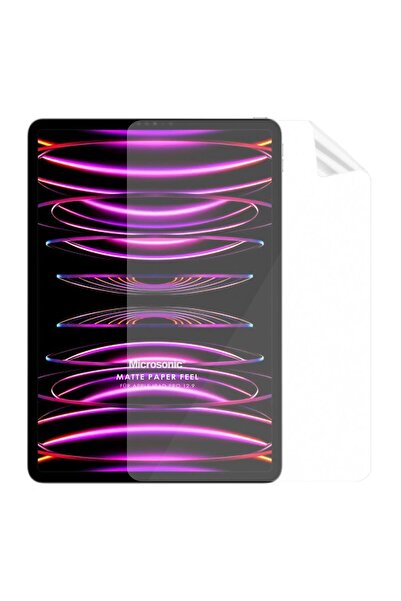 Microsonic Pro 12.9`` 2022 6. Nesil (A2436-A2764-A2437-A2766) Kağıt Dokulu Ek...