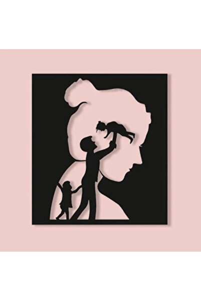 KLES pictură de familie din lemn pictură de familie fericită decorarea casei ...