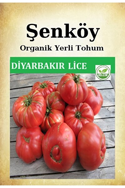 Şenköy Yerli Diyarbakır Lice Köy Domates Tohumu Doğal Ata Tohum Pakette 100 T...