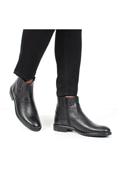 Celal Gültekin Siyah Erkek Deri Bot 1543