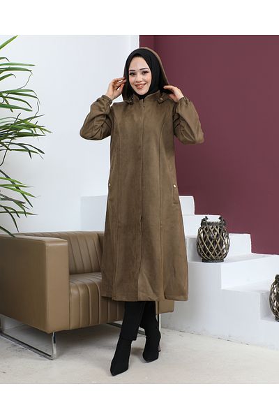MSK Fashion Hooded Trend Suede Cap