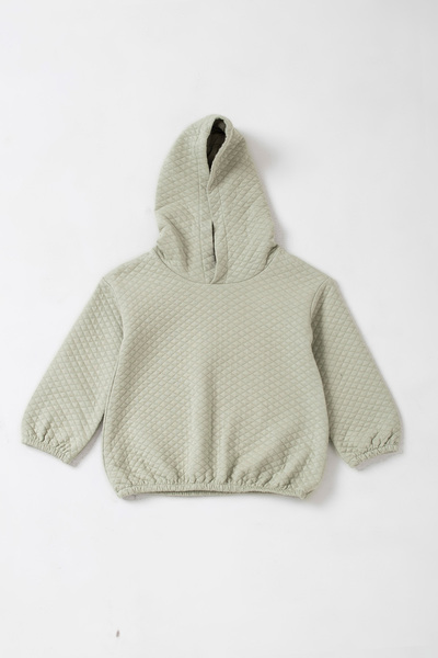 Tinymuyt Unisex Bebek Kapitone Kapüşonlu Sweatshirt