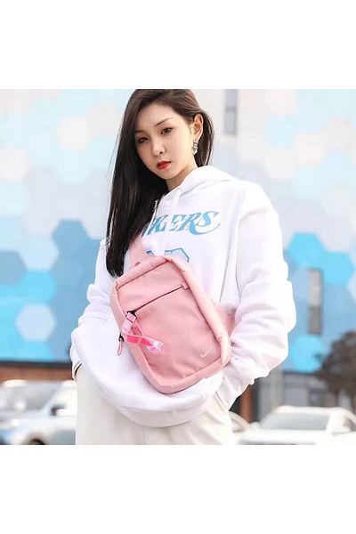 Nike pink sling bag outlet