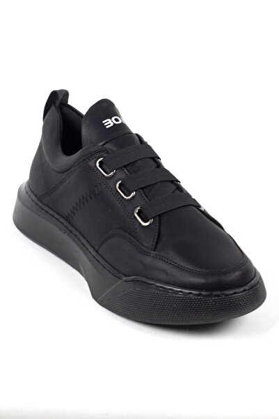 Rainon Store Banded High Sole Men's Black Sneakers