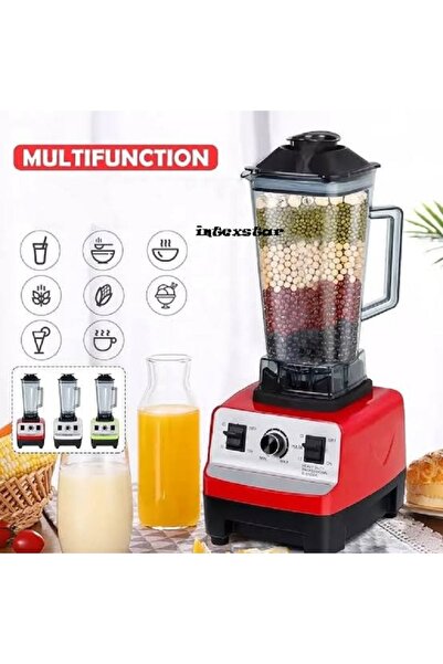 Nikadu Profesiyonel 7200watt 2,5lt Cafe Bar Çift Sürahili Belender Buz Kırıcı Öğütücü