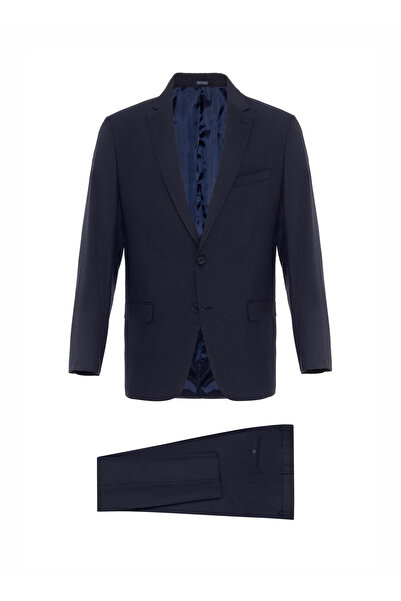 SÜVARİ Süvari Normal Bel Regular Fit Lacivert Erkek Takım Elbise TK1000400399
