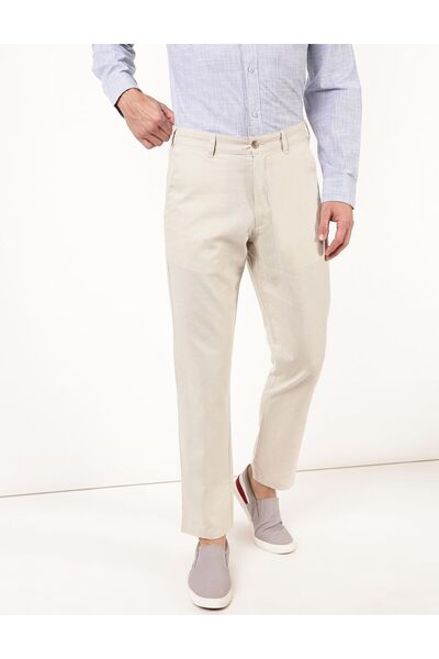 Marks & Spencer Regular Fit Keten Pantolon